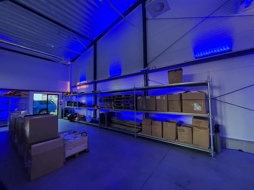 ExWind office with wind energy displays